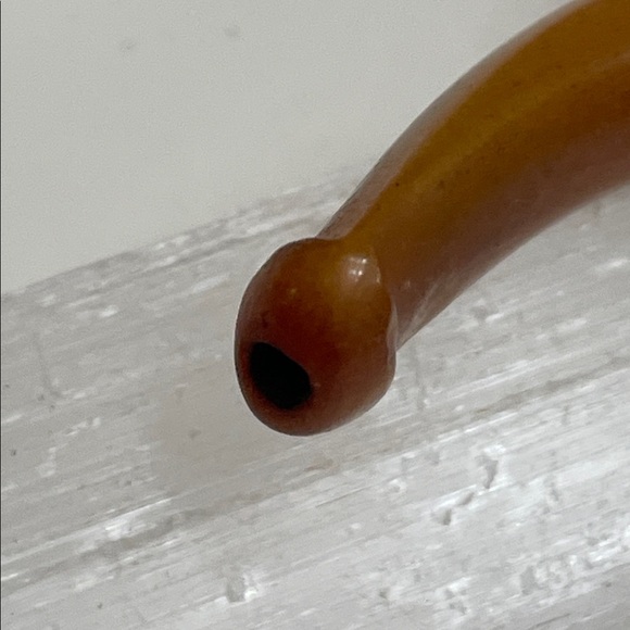 Antique Meerschaum Tobacco Pipe Carved Creature Design in Original Case - Picture 10 of 13